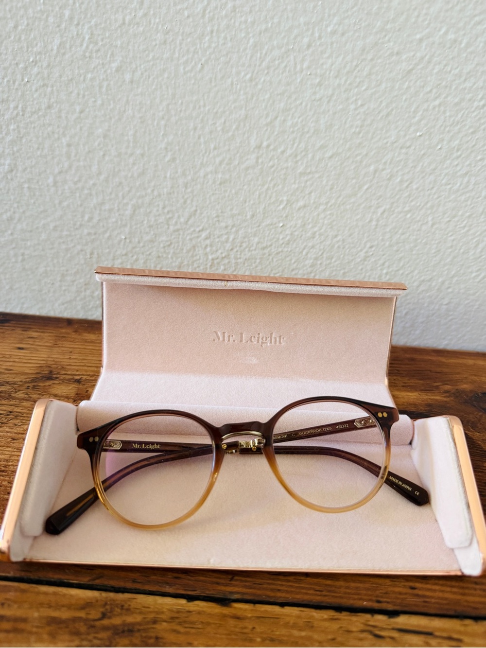 Mr. Leight - Marmont C in Goldenrod Glasses
